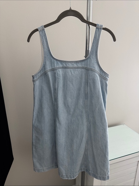 Madewell Dresses & Skirts - Madewell Light Wash Denim Tank Dress, size 4